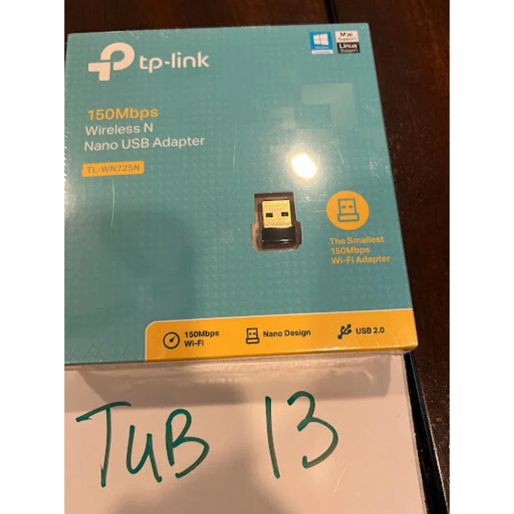 TP-LINK WIRELESS N NANO USB ADAPTER - 150MB/S WI-FI ( WIFI ) (TL-WN725N-NEW)